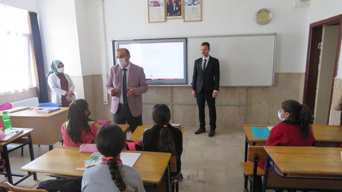 İlçe Milli Eğitim Müdürümüz Ahmet DOĞAN Çiçekli Fatma Ali İçen İlk/Ortaokulunu Ziyaret Etti
