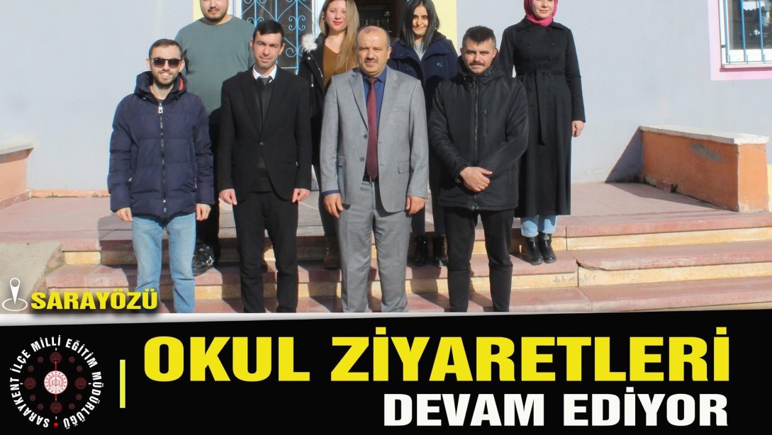 İlçe Milli Eğitim Müdürümüz Sayın Ahmet DOĞAN, Sarayözü İlk ve Ortaokulu'nu ziyaret ederek okulun çalışmaları ve öğrenci faaliyetleri hakkında bilgi aldı.