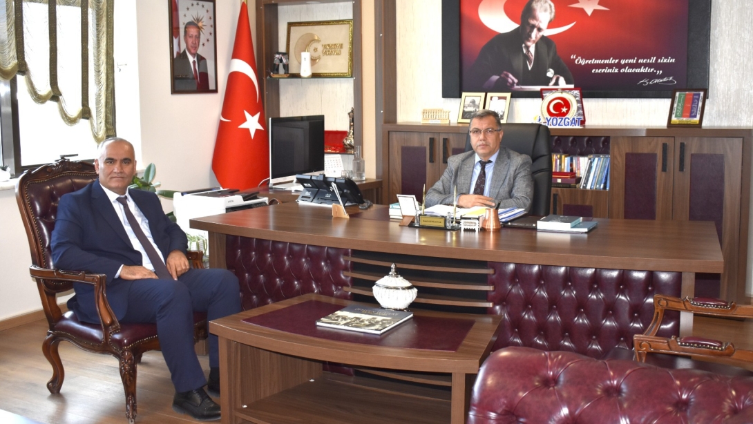  İl Millî Eğitim Müdürümüz Sayın İsmail ALTINKAYNAK'a Ziyaret